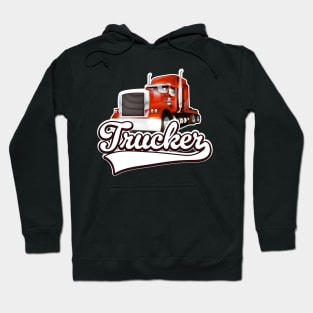 Trucker Logo Hoodie